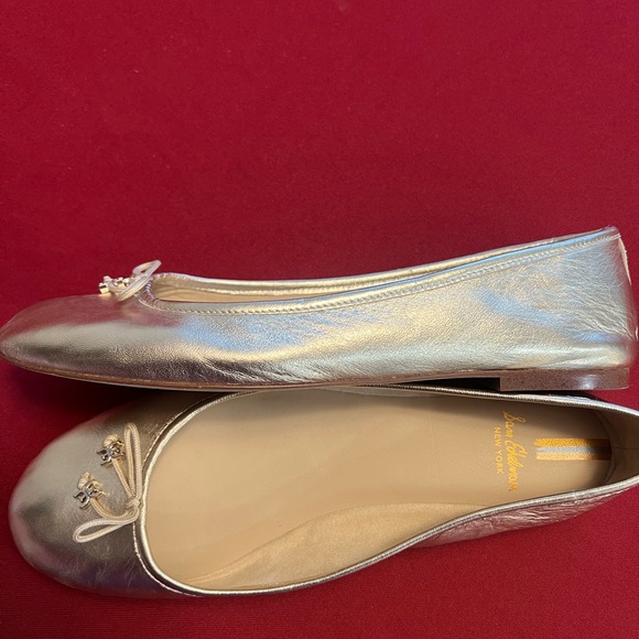 Sam Edelman leather gold flats, size 9.5. - Picture 10 of 11